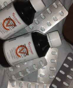Bottle of Promethazine with Codeine Cough Syrup – Prescription Only